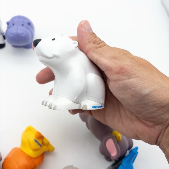 Lot Of 13 Fisher-Price Little People Zoo Animals Safari Zookeeper Turtle Koala - Picture 11 of 14